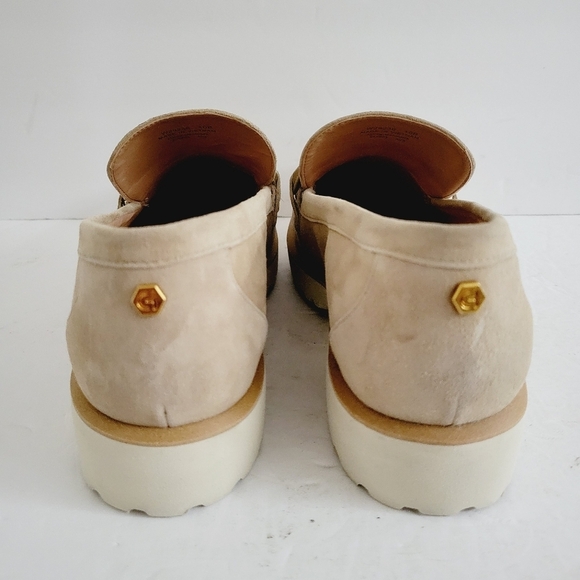 NEW Cole Haan Beige Geneva Suede Slip-On Loafers Size 10 - Picture 5 of 8